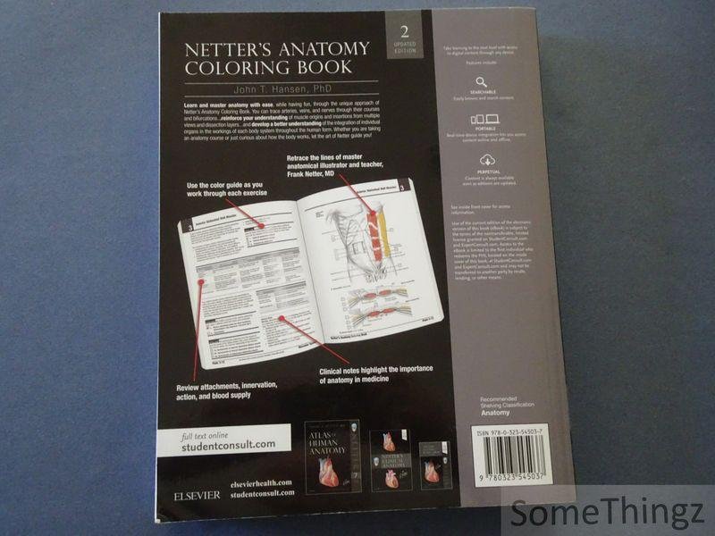 John T. Hansen. - Netter's Anatomy Coloring Book. 2 Updated Edition.