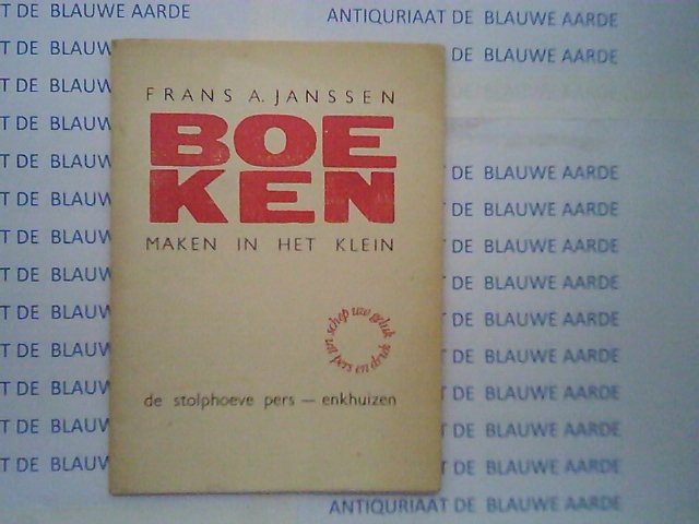 Jansen, Frans A. - Boeken maken in het klein
