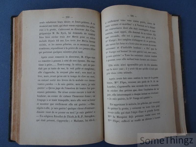 Scheerlinck, Émile. - Lourdes en Flandre, ou: La dévotion de la Vierge Immaculée à la grotte d'Oostakker.