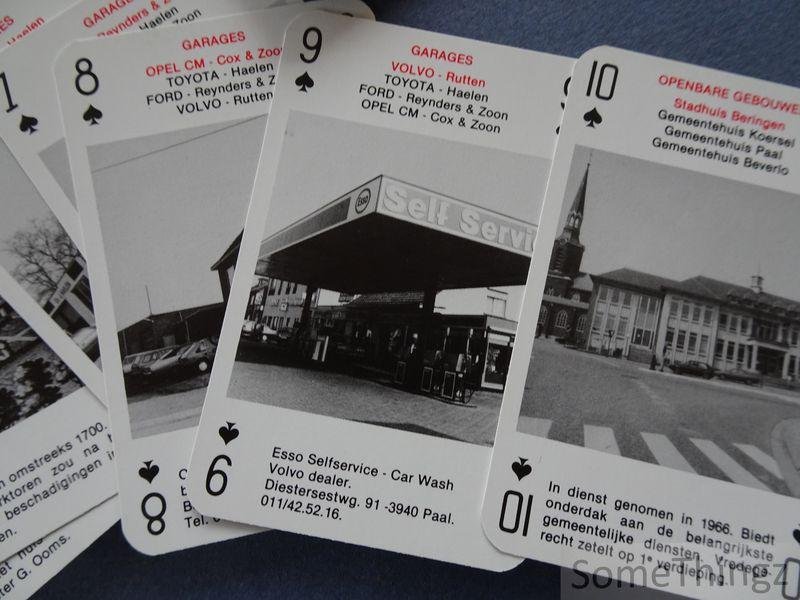 N/A. - Speelkaarten Stad Beringen, Paal, Koersel en Beverlo.