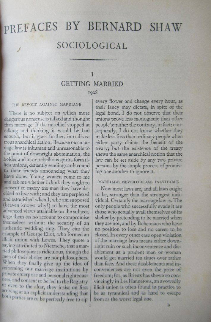Shaw, Bernard - Prefaces by Bernard Shaw