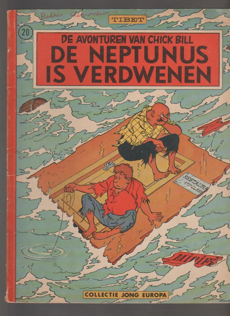 Tibet - Collectie Jong Europa 20 Chick Bill de Neptunus is verdwenen