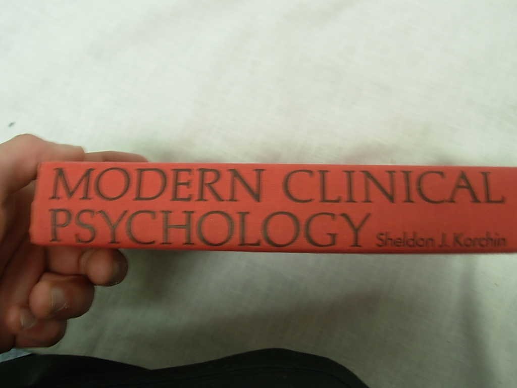 Korchin, Sheldon J. - Modern Clinical Psychology - Principles of Intervention in the Clinic and Community