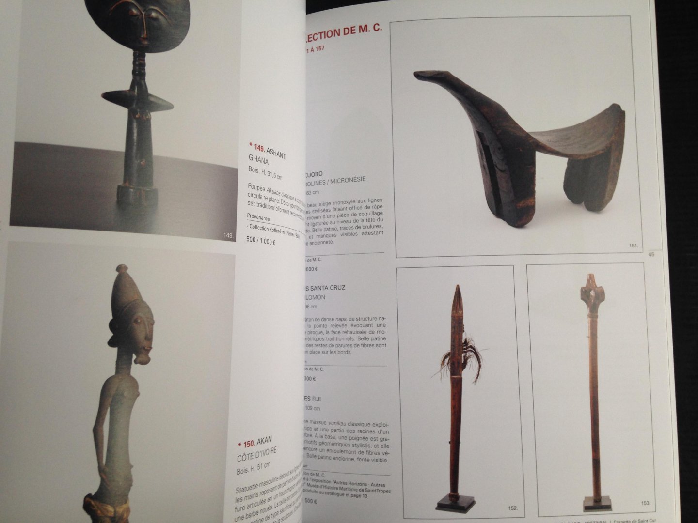 Catalogus Cornette de Saint Cyr - Arts d‘Asie -Art Tribal-Documentation