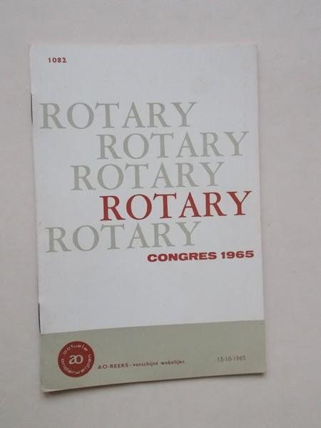 ALETRINO, L., - Rotary International congres 1965. Ao boekje nr. 1082.