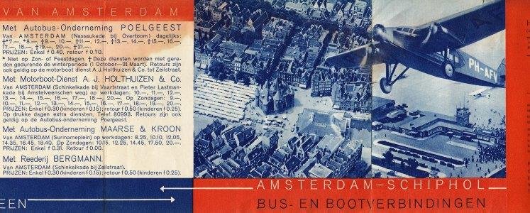 VLIEGVELD SCHIPHOL - De K.L.M. wacht u op Schiphol!