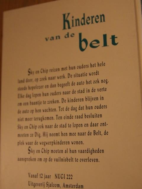 Strachan, Ian - KINDEREN VAN DE BELT