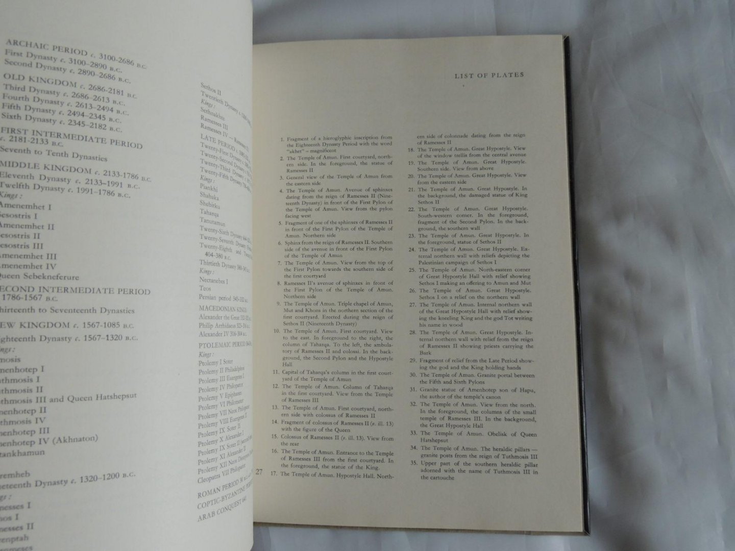 Michalowski, Kazimiez and Dziewanowski, Andrzej (photographs) - Karnak. fotoboek in z/w