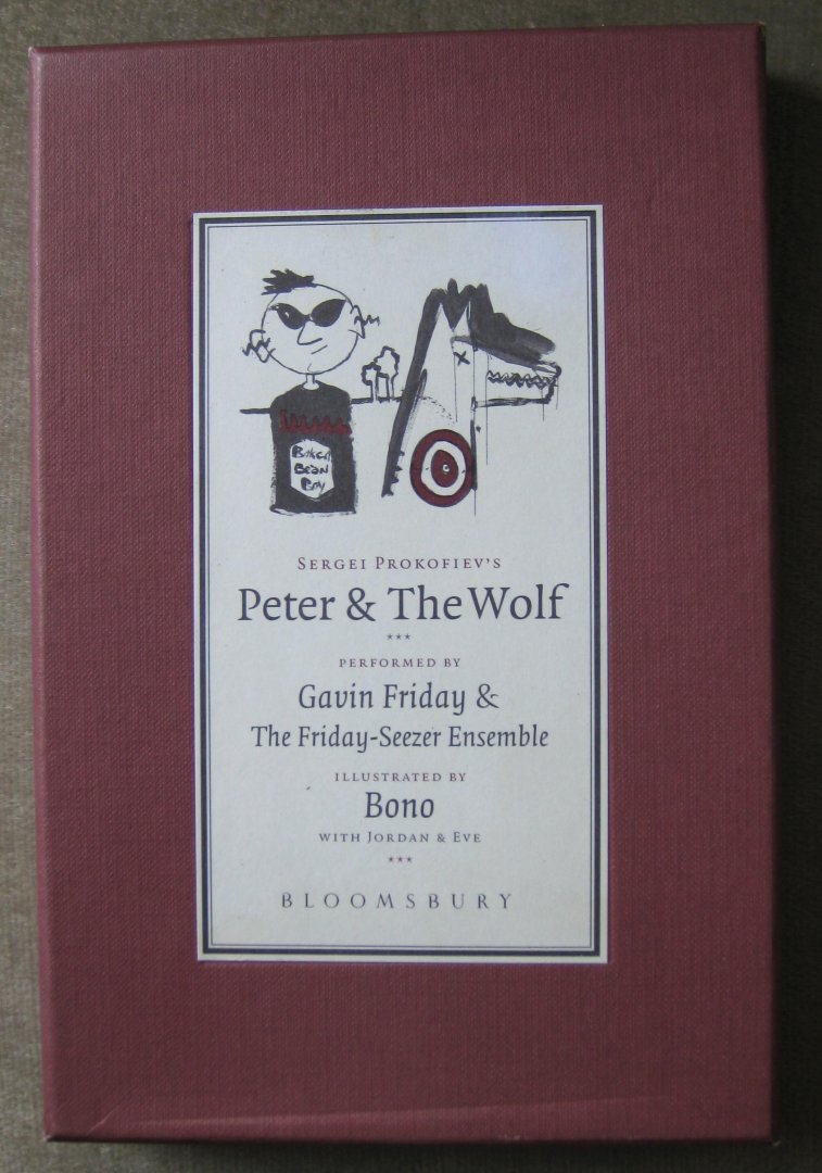 Prokofiev, Sergei  - Friday, Gavin and the Friday-Seezer Ensemble (CD)  Bono - Jordan & Eve  (book) - Sergei Prokofiev's Peter & The wolf