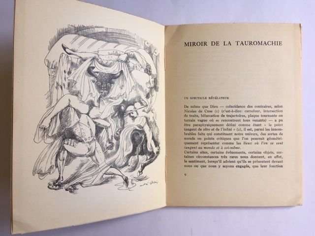 Leiris, Michel - Miroir de la Tauromachie - avec 3 dessins de André Masson