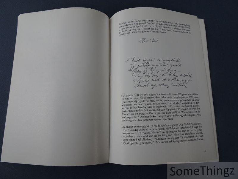 de Lille, Karel M. - Een gedachtenwisseling over bepaalde literaire prestaties van Victor De Lille en Octavie De Zutter voor hun huwelijk te Kanegem in 1894, en een woordje over Guido Gezelle, door hun kleinzoon Karel M. De Lille, Ieper, 1999