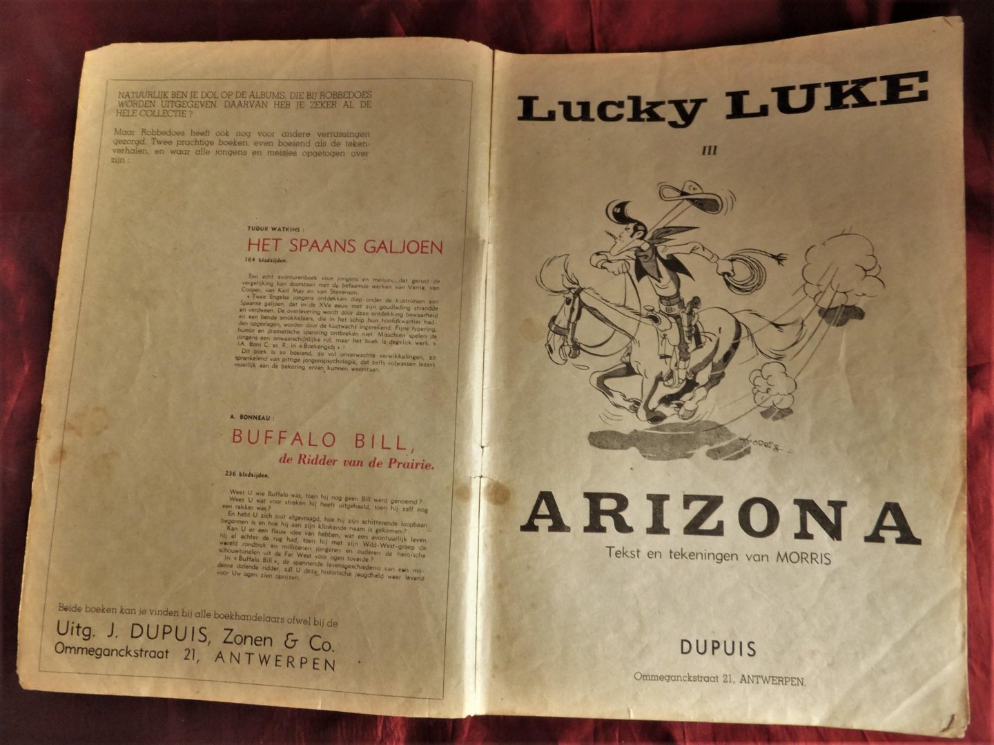 Bevere, Maurice de (Morris) - 3de deel Lucky Luke Arizona [1.dr]