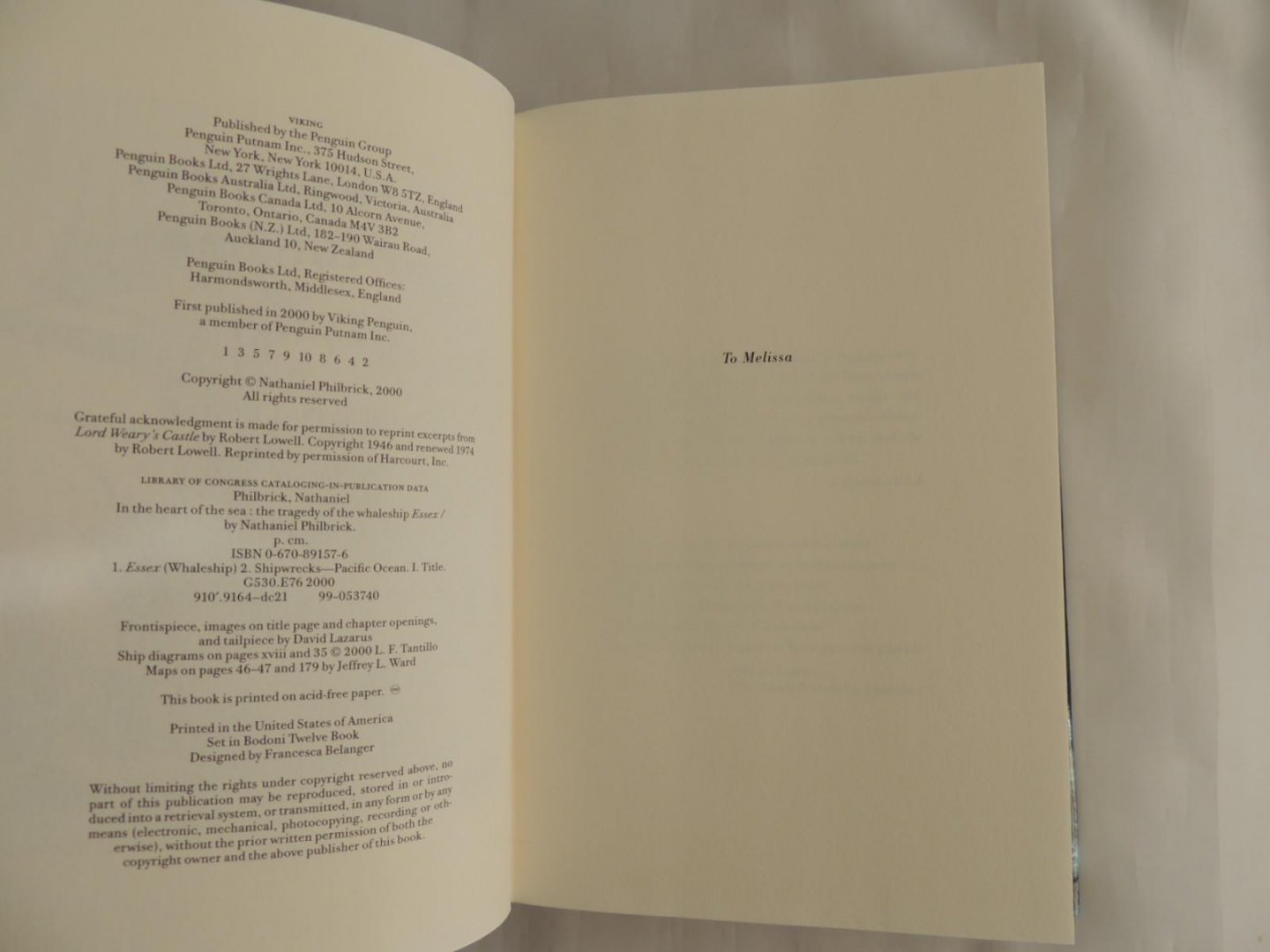 Philbrick, Nathaniel - In the Heart of the Sea - the Tragedy of the Whaleship Essex (1819)