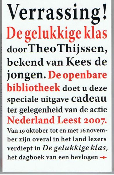 Thijssen, Theo - Verrassing de gelukkige klas, het dagboek van een bevlogen onderwijzer
