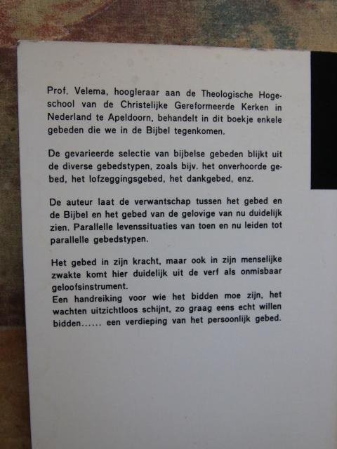 Velema, Dr. W.H. - Gebeden in de bijbel