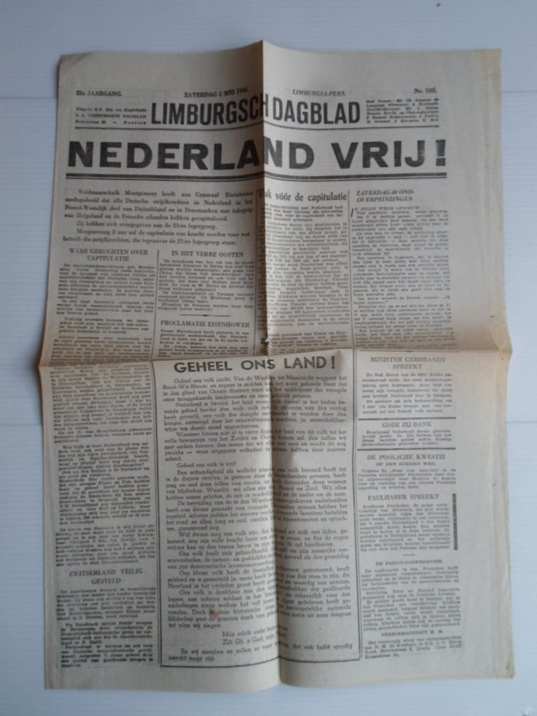 Limburgsch Dagblad - Nederland Vrij!
