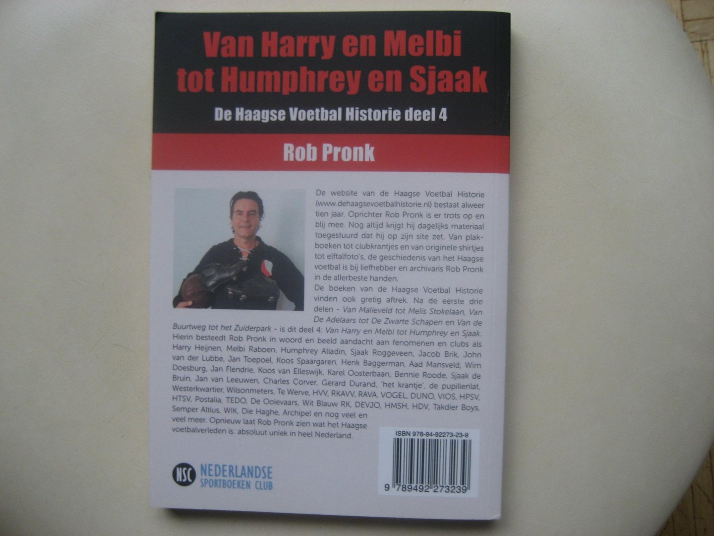 Rob Pronk - De Haagse Voetbal Historie deel 4 /  Van Harry en Melbi tot Humphrey en Sjaak