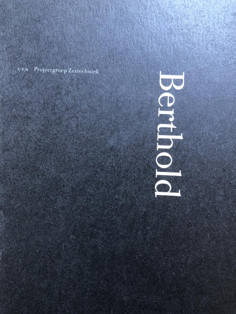 Boterman, Jan - Berthold / druk 1