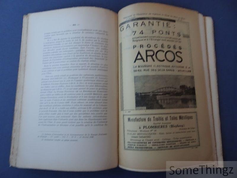 Coll. / Association des ingénieurs de l'école des mines de Mons. - Publications de l'Association des ingénieurs de l'école des mines de Mons. Revue trimestrielle. Année 1937, 3e fascicule.