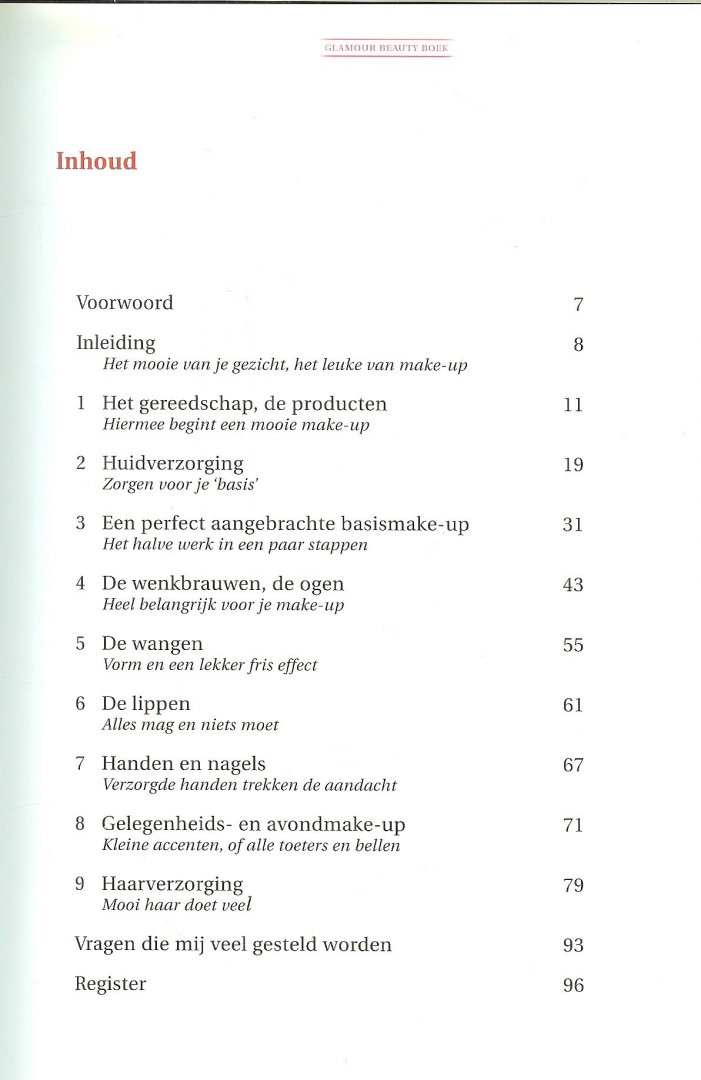 Zadelhoff, Leco van .. - Glamour Beauty Boek