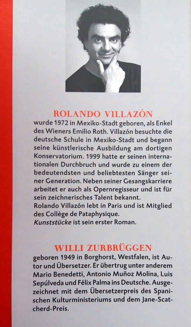 Villazón, Rolando - Kunststücke (DUITSTALIG)