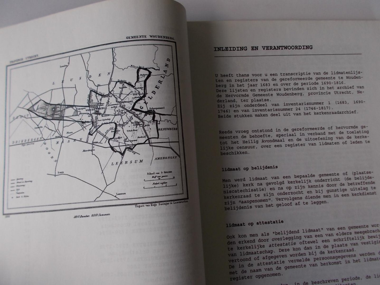 De Greef, W. - Lidmaten Gereformeerde Gemeente WOUDENBERG 1683, 1690 - 1816