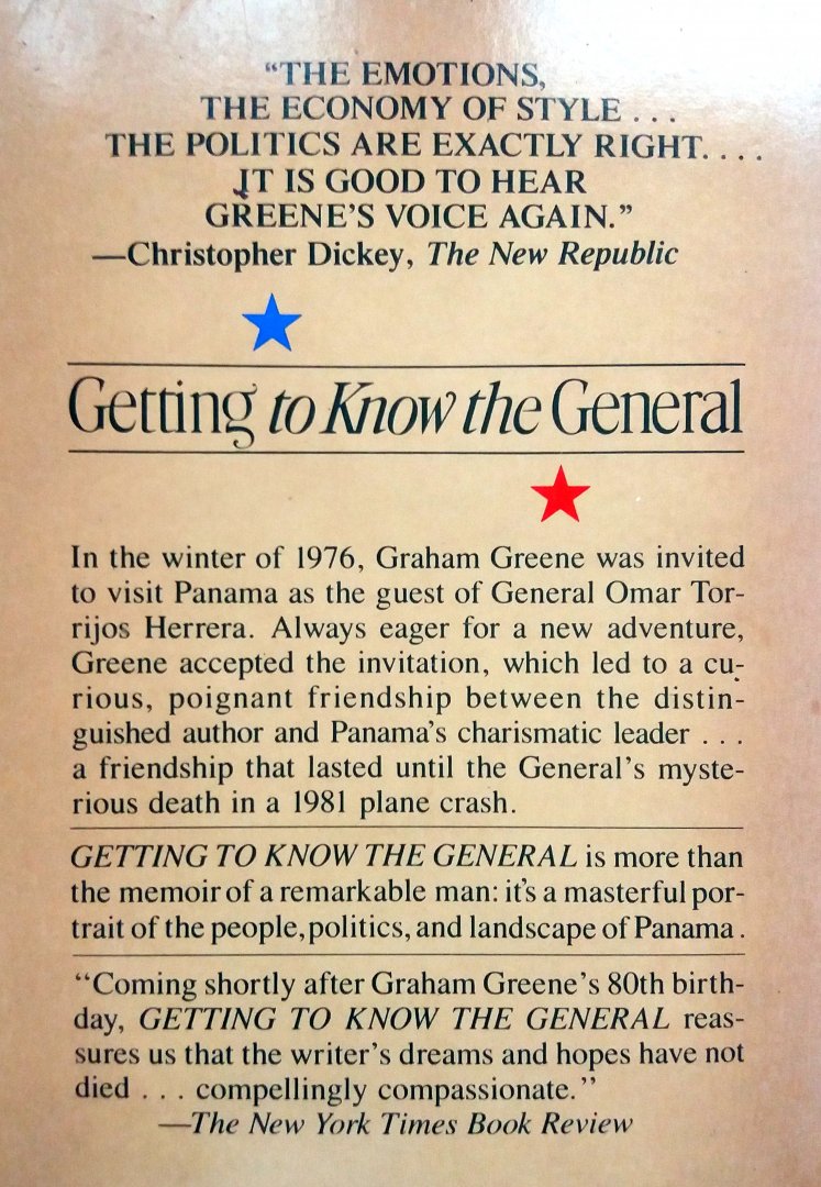Greene, Graham - Getting to Know the General (ENGELSTALIG)