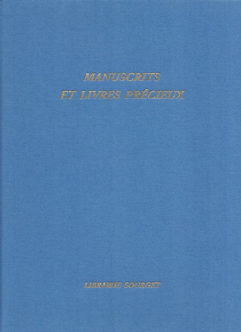 Sourget, Patrick et Élisabeth (ds1255) - Manuscripts enluminés et Livres Précieux Catalogue XXX VIII, 2009 (met prijslijst)