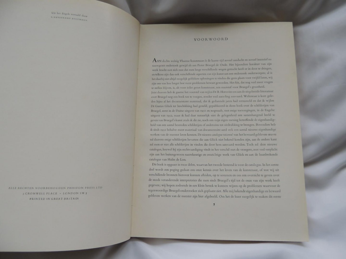 Grossmann, F. -  E Haverkamp Begemann - De schilderijen van Bruegel - Complete editie - met 155 zwarte en 11 kleurenreproducties