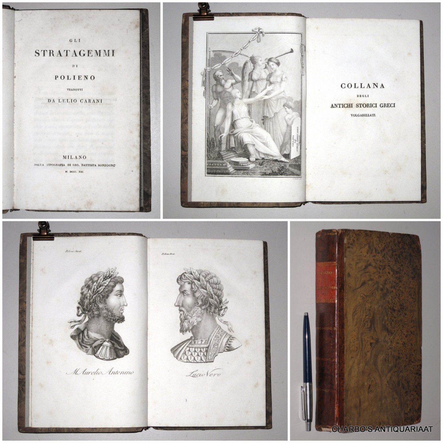 POLIENO, - Gli stratagemmi. Tradotti da Lelio Carani.