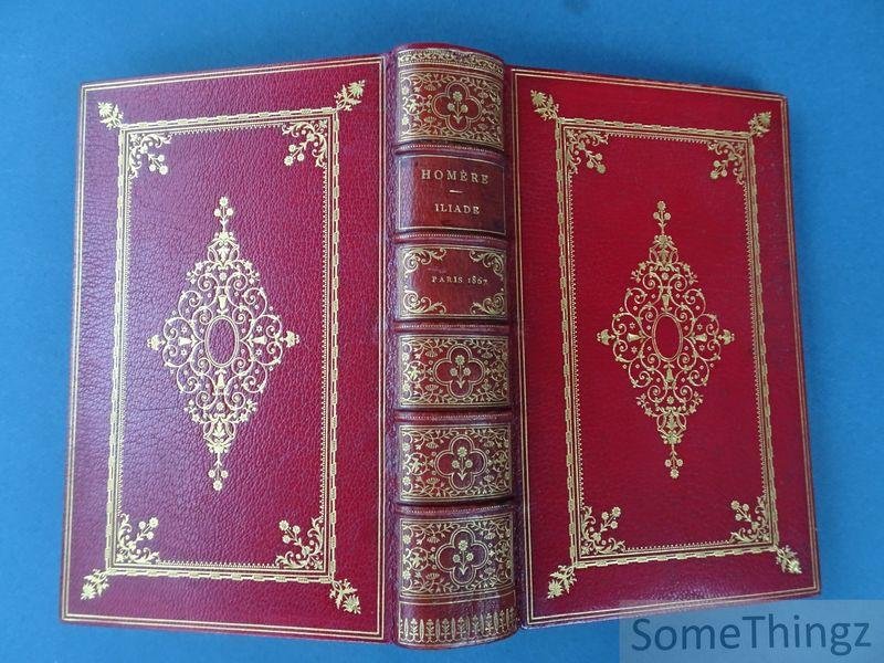 Homère / Leconte de Lisle [Charles]. - Iliade. Traduction nouvelle par Leconte de Lisle. (N°43 de 100 exemplaires sur papier de Holland.)
