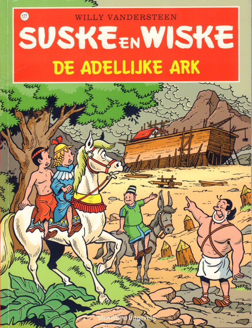 Vandersteen, Willy - Suske en Wiske nr. 177, De Adellijke Ark, softcover (nieuwe omslag), zeer goede staat