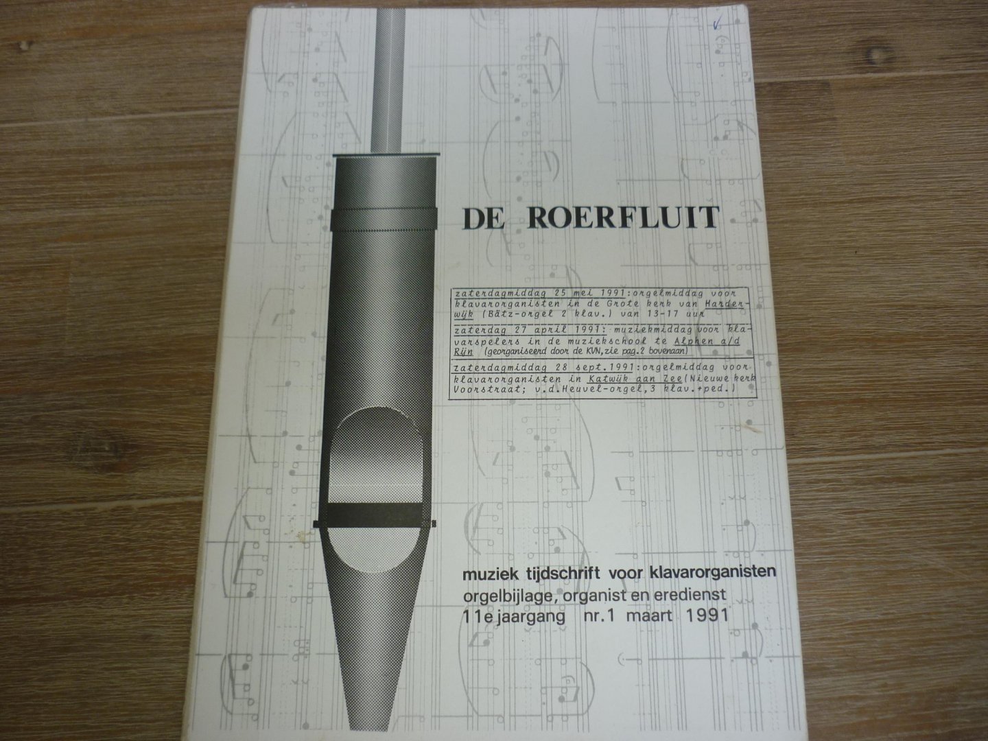 Diverse componisten - De Roerfluit muziek tijdschrift voor klavarorganisten; 21e jaargang; nr. 2; 2e kwartaal; 2001