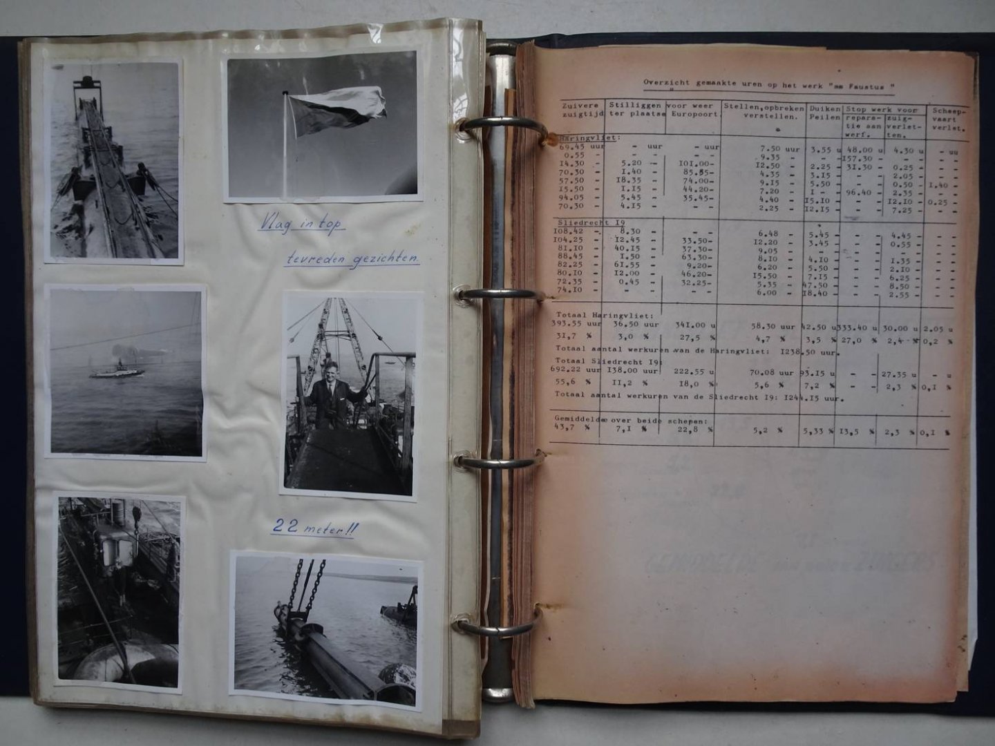 N.n.. - Foto-album. Verruiming monding "Nieuwe Waterweg". De operatie "Faustus".