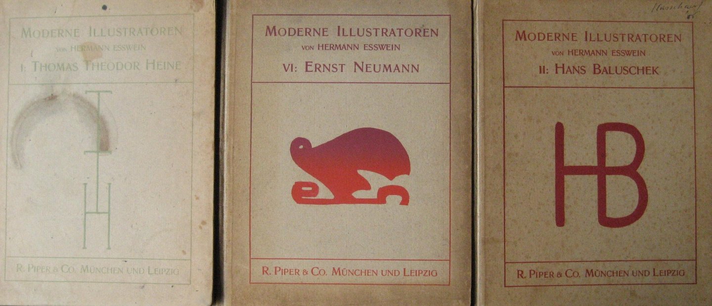Esswein, Hermann - Moderne Illustratoren: Thomas Theodor Heine - Hans Baluschek - Ernst Neumann