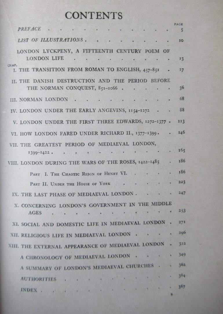 Home, Gordon i.s.m. Foord, Edward - Mediaeval London