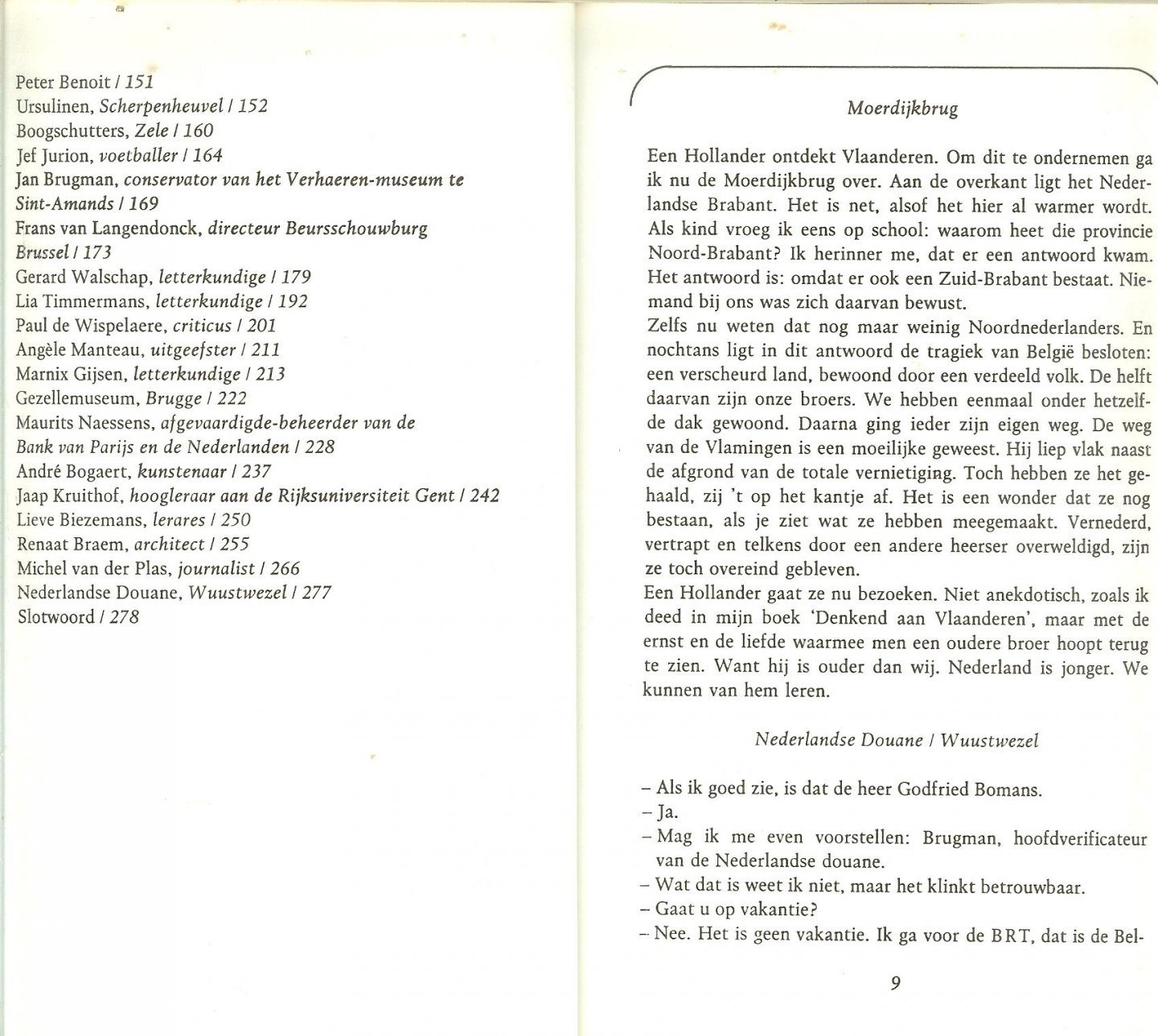 Bomans, Godfried .. Omslagontwerp :  Stefan Mesker - Een Hollander ontdekt Vlaanderen