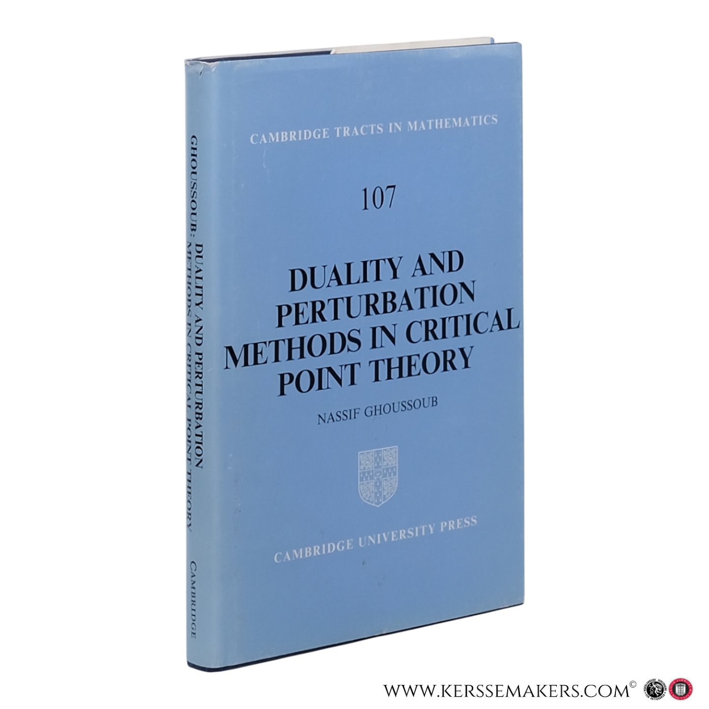 Ghoussoub, Nassif. - Duality and Perturbation Methods in Critical Point Theory.
