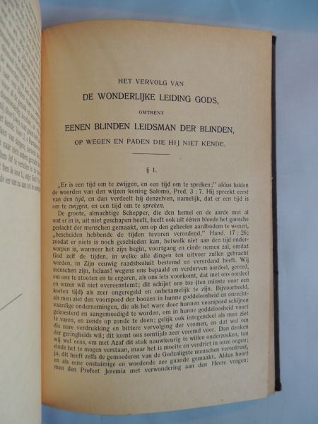 Duijtsch, Duytsch, Christiaan Salomon - De wonderlijke leiding Gods met eenen blinden leidsman der blinden op wegen en paden die hij niet kende : behelzende zijne roeping uit het Jodendom; trekking tot en overbrenging in Christus in eene zesjarige omzwerving