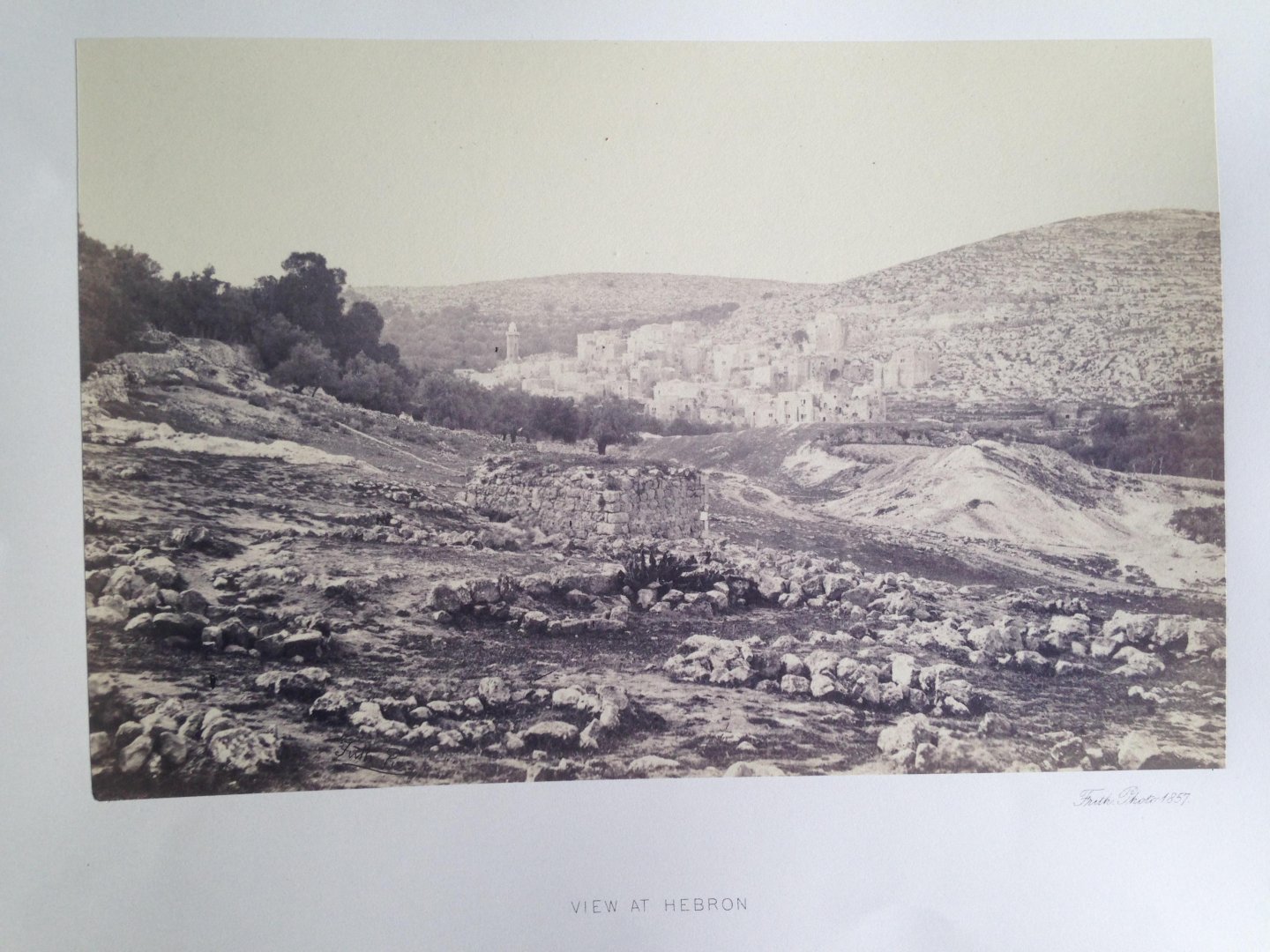 Frith, Francis - View at Hebron, Series Egypt and Palestine