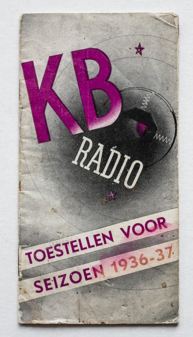 Kolster Brandes - KB Radio - toestellen voor Seizoen 1936-37