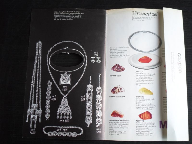 Folder - Halfedelstenen kado, Fa van Buitenen, Schiedam