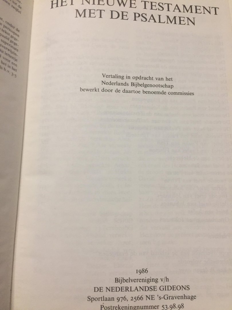 Sluymer - Het nieuwe testament met de Psalmen