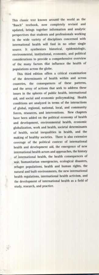 Birn, Anne-emanuelle, Yogan Pillay, Timothy H. Holtz - Textbook of International Health. Global Health in a Dynamic World