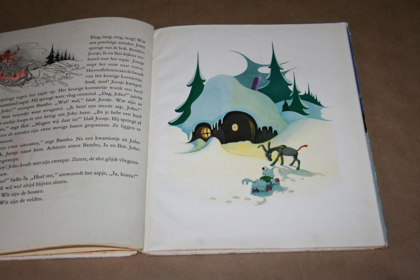 Nel Wiebenga --- Illustraties van Ab Koning en Nel Wiebenga - Bambo's eerste winter