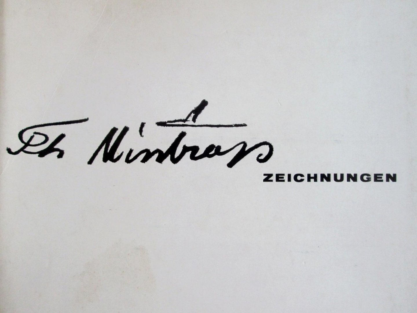 Theodor Mintrop - Theodor Mintrop - Zeichnungen. Bildheft anläßlich der Ausstellung im Clemens-Sels-Museum Neuß Juni/August 1963