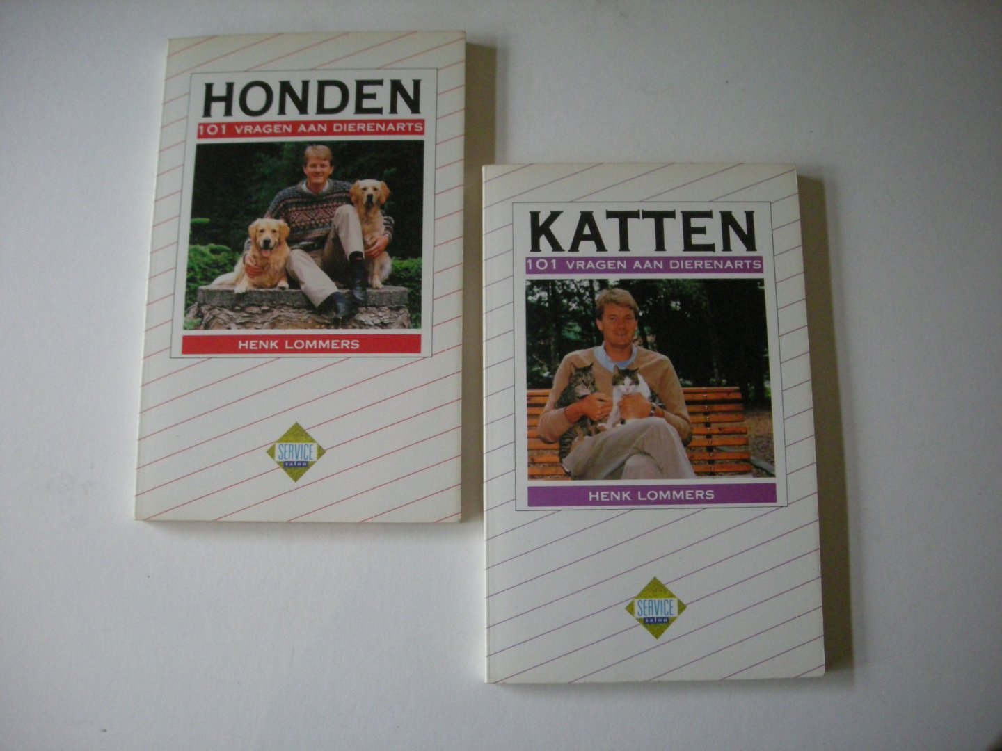 Lommers, Henk / Boer,M.de, illustr. - Katten, 101 vragen aan dierenarts Henk Lommers