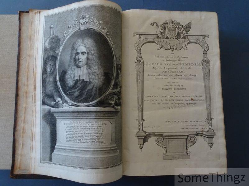 Jakob Basnage / Flavius Josephus. - Vervolg op Flavius Josephus, of: Algemene historie der Joodsche naatsie. Eerste en tweede deel.