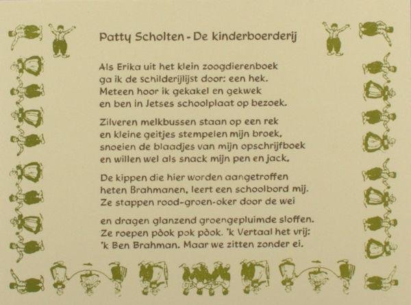Scholten, Patty. - De kinderboerderij.