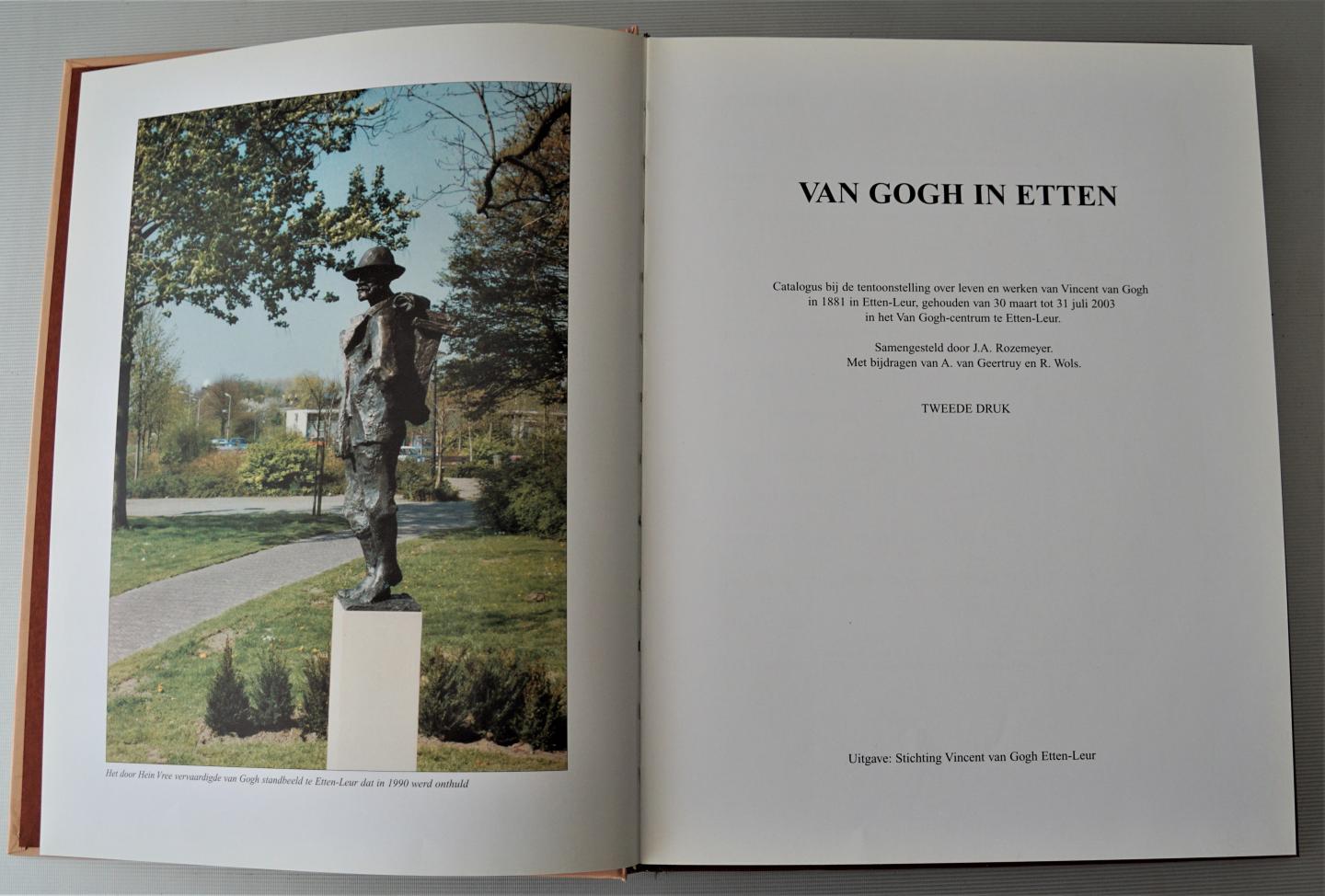 Rozemeyer, J.A. Geertruy, A. van en Wols, R. - Van Gogh in Etten